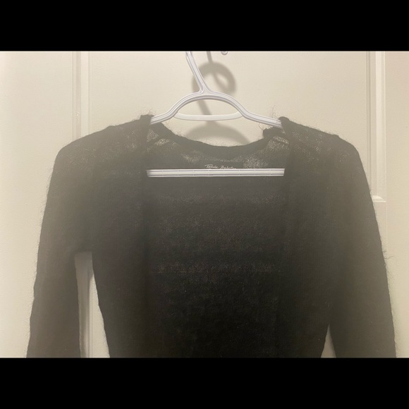 TALULA - black mohair cardigan - Picture 3 of 11